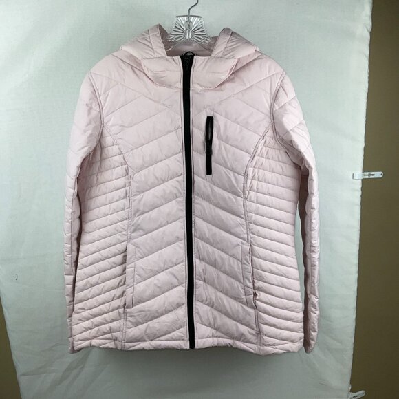 Nautica Light Pink Packable Puffer Jacket (Women’s Large) with Storage Bag - Picture 1 of 10